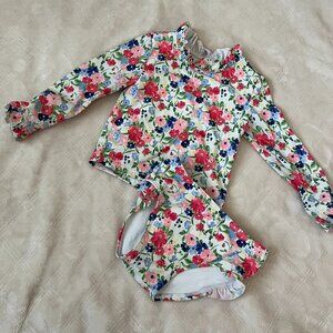 Janie and Jack Long Sleeve Bikini for Toddler Girl 18 - 24 months